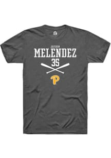 Jayden Melendez Dark Grey Pitt Panthers NIL Sport Icon Short Sleeve T Shirt