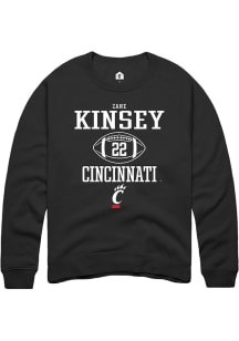 Zane Kinsey Rally Mens  Cincinnati Bearcats NIL Sport Icon Crew Sweatshirt