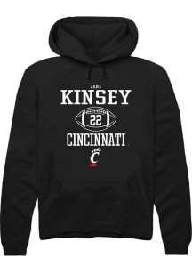 Zane Kinsey Rally Mens  Cincinnati Bearcats NIL Sport Icon Hooded Sweatshirt