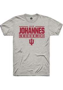 Ellie Johannes Ash Indiana Hoosiers NIL Sport Icon Short Sleeve T Shirt