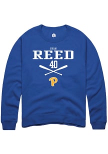 Ryan Reed Rally Mens Blue Pitt Panthers NIL Sport Icon Crew Sweatshirt