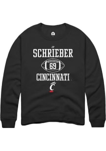 JP Schrieber Rally Mens  Cincinnati Bearcats NIL Sport Icon Crew Sweatshirt