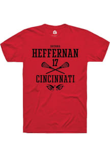 Brenna Heffernan Red Cincinnati Bearcats NIL Sport Icon Short Sleeve T Shirt