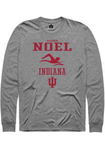 Raekwon Noel Rally Mens Graphite Indiana Hoosiers NIL Sport Icon Tee