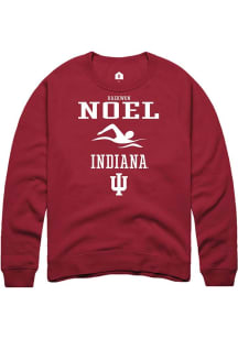 Raekwon Noel Rally Mens Red Indiana Hoosiers NIL Sport Icon Crew Sweatshirt
