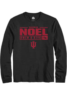 Raekwon Noel Rally Mens Black Indiana Hoosiers NIL Stacked Box Tee