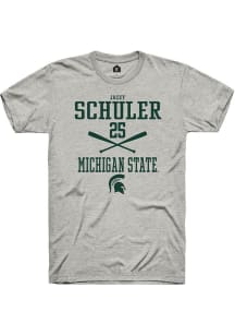 Jacey Schuler Ash Michigan State Spartans NIL Sport Icon Short Sleeve T Shirt