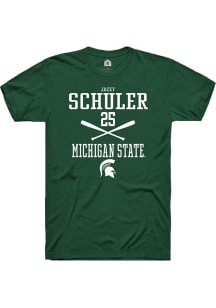 Jacey Schuler Green Michigan State Spartans NIL Sport Icon Short Sleeve T Shirt