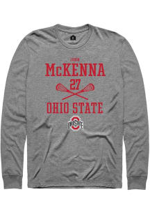 John McKenna Rally Mens Graphite Ohio State Buckeyes NIL Sport Icon Tee