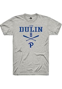 Caden Dulin  Pitt Panthers Ash Rally NIL Sport Icon Short Sleeve T Shirt