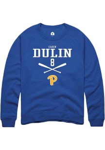 Caden Dulin Rally Mens Blue Pitt Panthers NIL Sport Icon Crew Sweatshirt