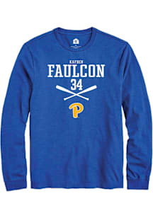 Kayden Faulcon  Pitt Panthers Blue Rally NIL Sport Icon Long Sleeve T Shirt