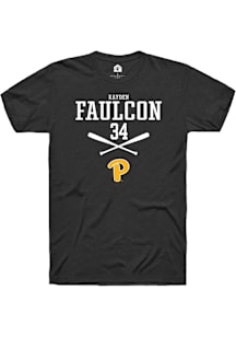 Kayden Faulcon  Pitt Panthers Black Rally NIL Sport Icon Short Sleeve T Shirt