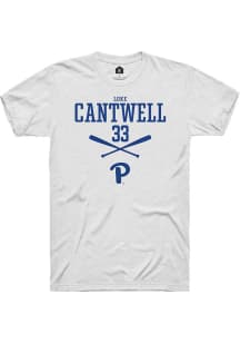 Luke Cantwell White Pitt Panthers NIL Sport Icon Short Sleeve T Shirt