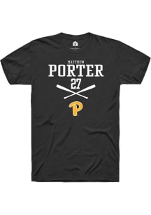 Matthew Porter Black Pitt Panthers NIL Sport Icon Short Sleeve T Shirt
