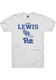 Maddie Lewis White Pitt Panthers NIL Sport Icon Short Sleeve T Shirt
