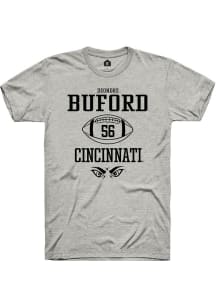 Deondre Buford Ash Cincinnati Bearcats NIL Sport Icon Short Sleeve T Shirt