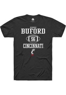 Deondre Buford Black Cincinnati Bearcats NIL Sport Icon Short Sleeve T Shirt