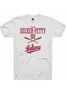 Aydan Decker-Petty White Indiana Hoosiers NIL Sport Icon Short Sleeve T Shirt