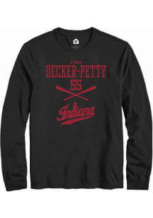 Aydan Decker-Petty Rally Mens Black Indiana Hoosiers NIL Sport Icon Tee