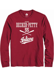 Aydan Decker-Petty Rally Mens Red Indiana Hoosiers NIL Sport Icon Tee