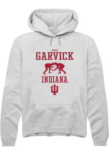 Ryan Garvick Rally Mens White Indiana Hoosiers NIL Sport Icon Hooded Sweatshirt