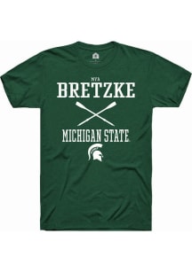 Mya Bretzke Green Michigan State Spartans NIL Sport Icon Short Sleeve T Shirt