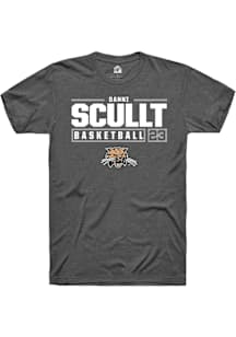 Danni Scullt  Ohio Bobcats Dark Grey Rally NIL Stacked Box Short Sleeve T Shirt