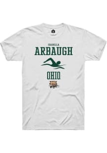 Isabella Arbaugh  Ohio Bobcats White Rally NIL Sport Icon Short Sleeve T Shirt