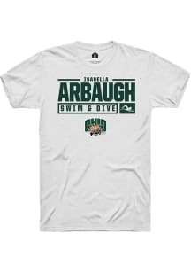Isabella Arbaugh  Ohio Bobcats White Rally NIL Stacked Box Short Sleeve T Shirt