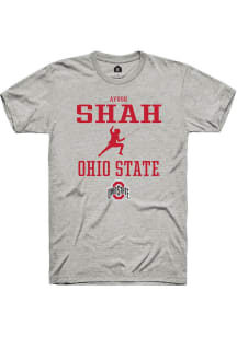 Ayush Shah Ash Ohio State Buckeyes NIL Sport Icon Short Sleeve T Shirt