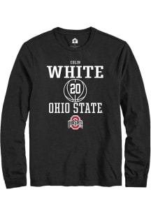 Colin White Rally Mens Black Ohio State Buckeyes NIL Sport Icon Tee