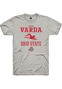 Danika Varda Ash Ohio State Buckeyes NIL Sport Icon Short Sleeve T Shirt