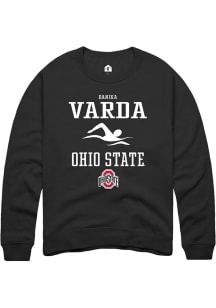 Danika Varda Rally Mens Black Ohio State Buckeyes NIL Sport Icon Crew Sweatshirt