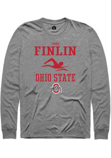 emma finlin Rally Mens Graphite Ohio State Buckeyes NIL Sport Icon Tee