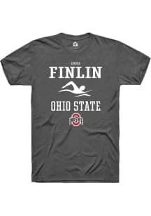 emma finlin Dark Grey Ohio State Buckeyes NIL Sport Icon Short Sleeve T Shirt