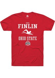 emma finlin Red Ohio State Buckeyes NIL Sport Icon Short Sleeve T Shirt