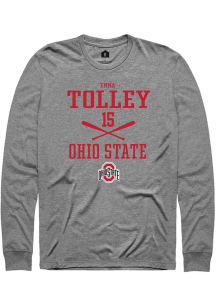 Emma Tolley Rally Mens Graphite Ohio State Buckeyes NIL Sport Icon Tee