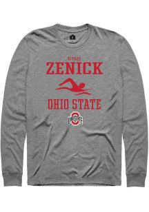 KitKat Zenick Rally Mens Graphite Ohio State Buckeyes NIL Sport Icon Tee