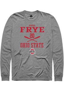 Morgan Frye Rally Mens Graphite Ohio State Buckeyes NIL Sport Icon Tee