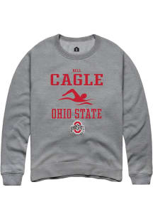 Nell Cagle Rally Mens Graphite Ohio State Buckeyes NIL Sport Icon Crew Sweatshirt