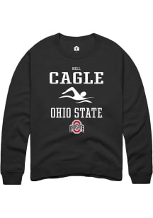 Nell Cagle Rally Mens Black Ohio State Buckeyes NIL Sport Icon Crew Sweatshirt