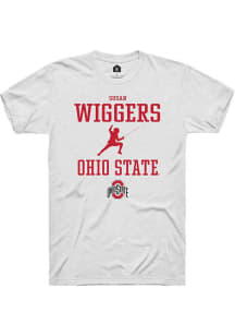 Susan Wiggers White Ohio State Buckeyes NIL Sport Icon Short Sleeve T Shirt