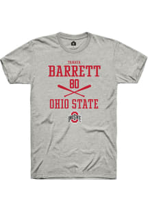 Tanaya Barrett Ash Ohio State Buckeyes NIL Sport Icon Short Sleeve T Shirt