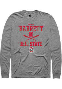 Tanaya Barrett Rally Mens Graphite Ohio State Buckeyes NIL Sport Icon Tee