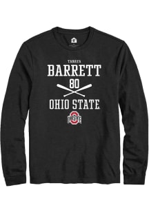 Tanaya Barrett Rally Mens Black Ohio State Buckeyes NIL Sport Icon Tee