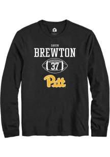 Davin Brewton Rally Mens Black Pitt Panthers NIL Sport Icon Tee