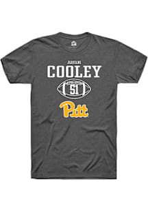Jiavani Cooley  Pitt Panthers Dark Grey Rally NIL Sport Icon Short Sleeve T Shirt