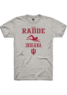 Joseph Radde Ash Indiana Hoosiers NIL Sport Icon Short Sleeve T Shirt