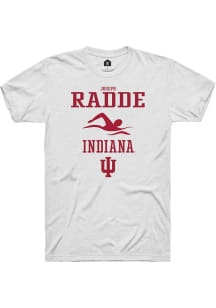 Joseph Radde White Indiana Hoosiers NIL Sport Icon Short Sleeve T Shirt